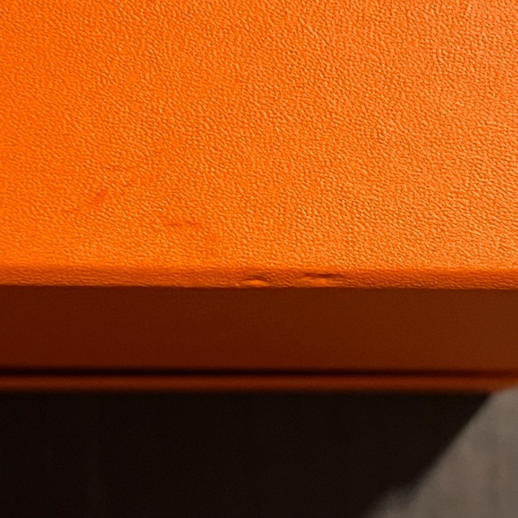 Hermes large bag empty box case decoration storage orange - Picture 9 of 11